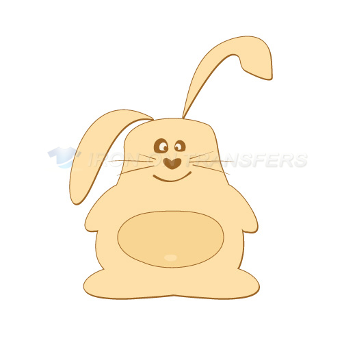 Rabbit Iron-on Stickers (Heat Transfers)NO.8935